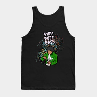 Smoking weed from a water pipe Tank Top